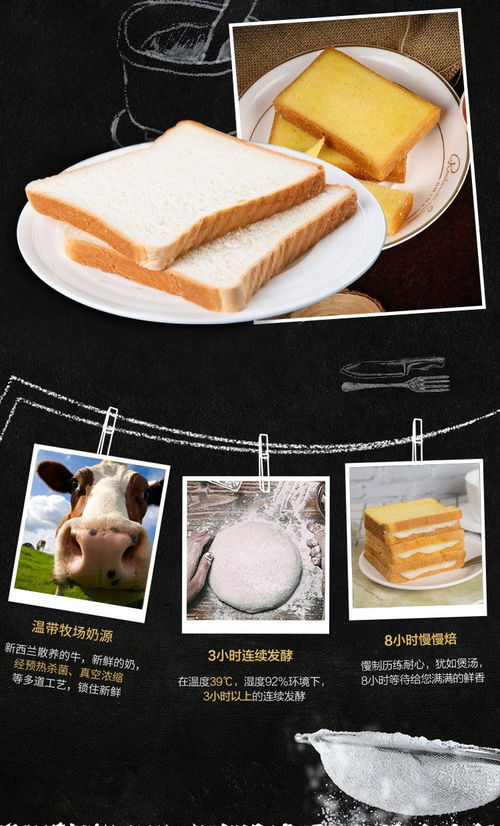 面包夹心吐司 西式糕点中的便捷早餐与休闲零食新选择